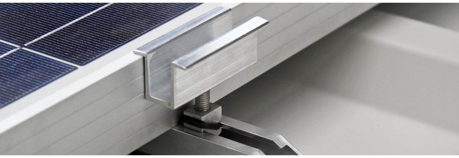 K2 Systems MC SET Morsetto 25-40 Morsetto Centrale Universale Per Modulo K2 SILVER - Foto 8