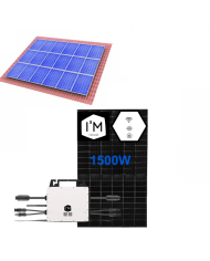 Kit Solaire 1500W - I'M SOLAR - Installation sur toiture Kit Solaire 1500W - I'M SOLAR - Installation sur toiture