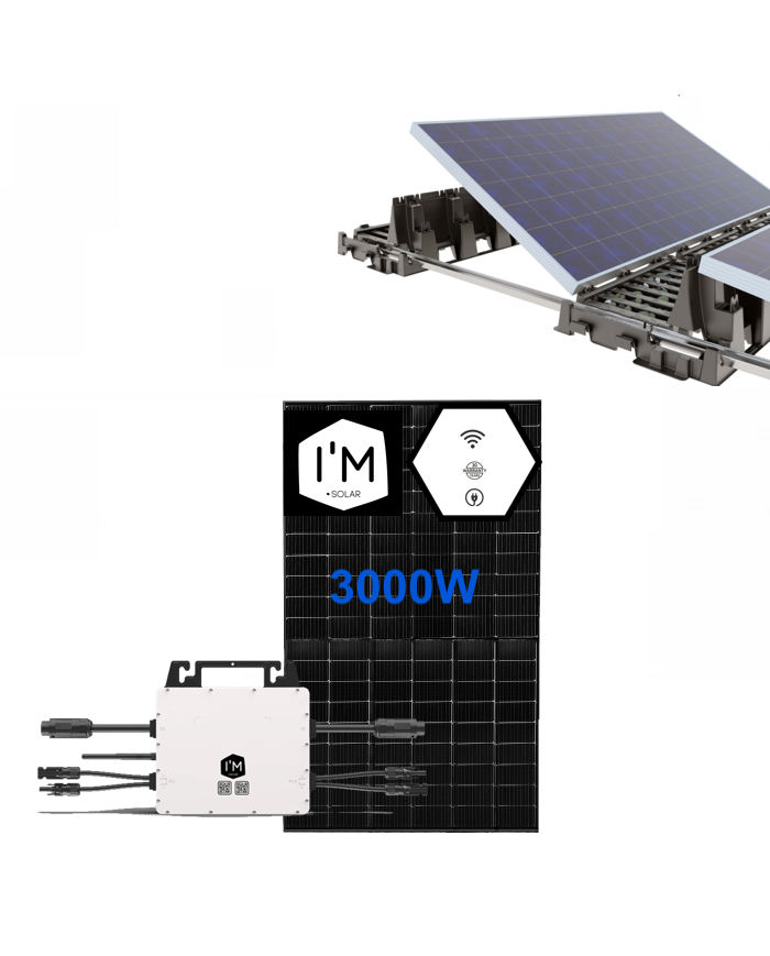 Kit Solaire 3000W - I'M SOLAR - Installation au sol