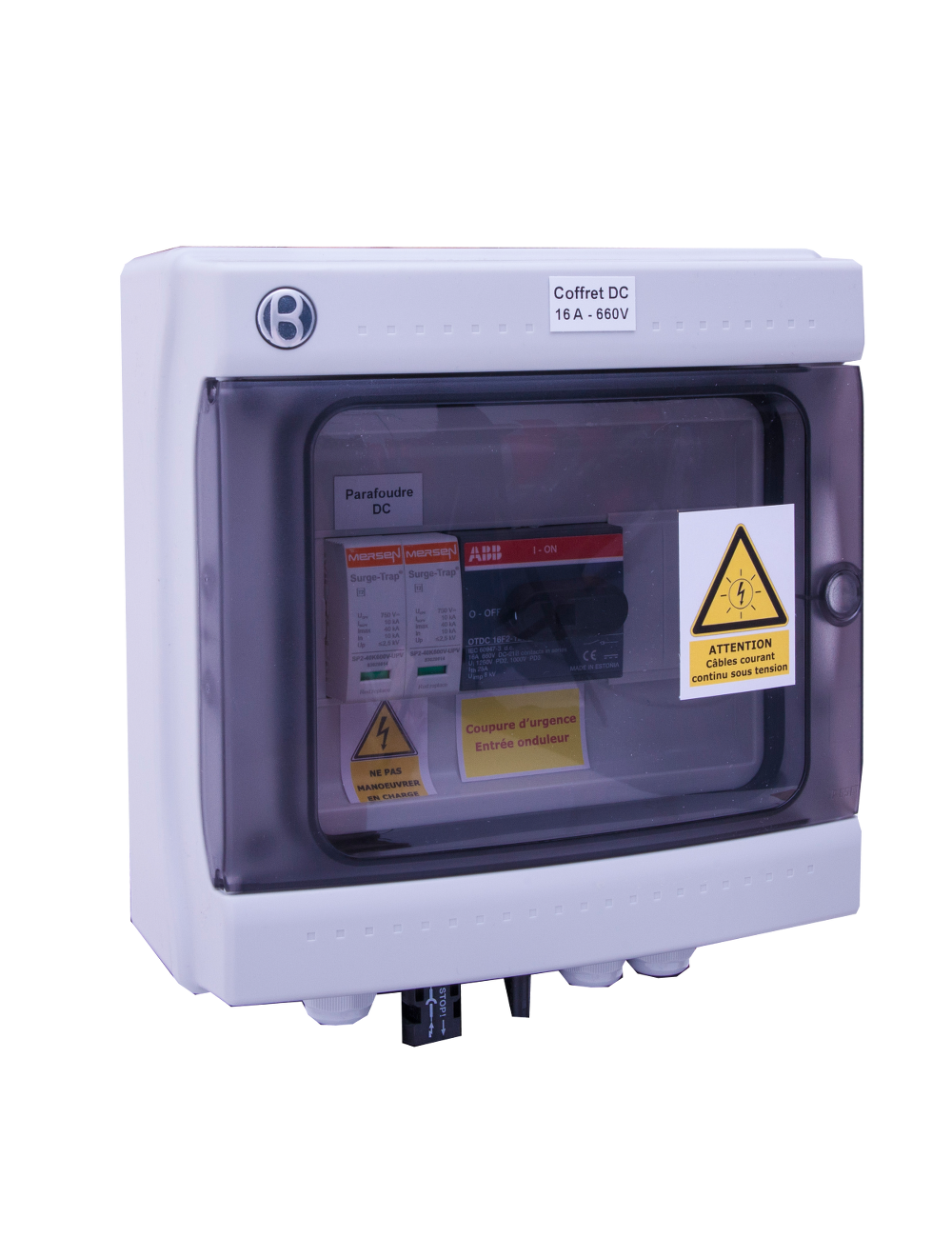 DC-Box-Schutz bei 30A und 600V DC